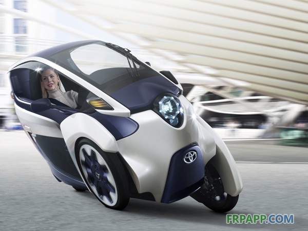 新一代代步工具:豐田i-Road三輪純電動概念車
