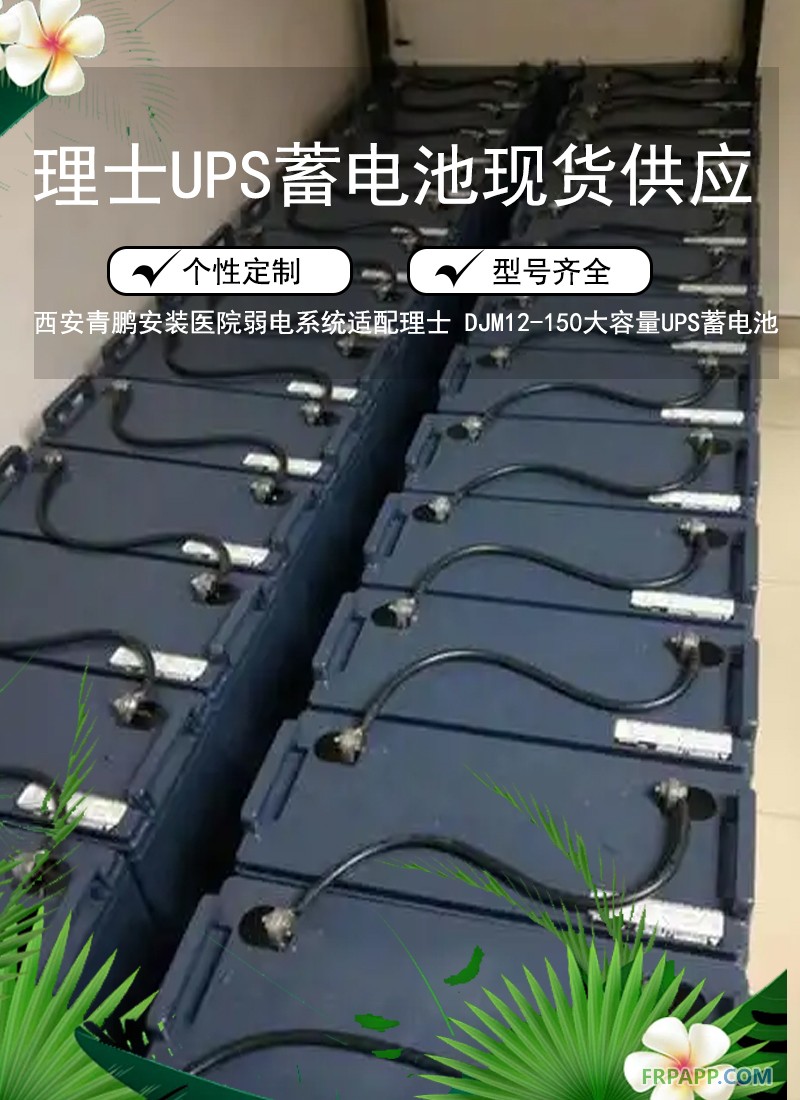 8.西安醫院弱電系統適配理士 DJM12-150大容量UPS蓄電池9